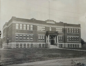 Original school building built